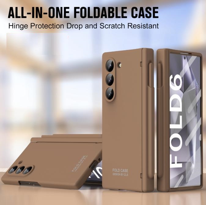 Ốp Lưng Galaxy Z Fold 7 Có Khe Đựng Bút SS126