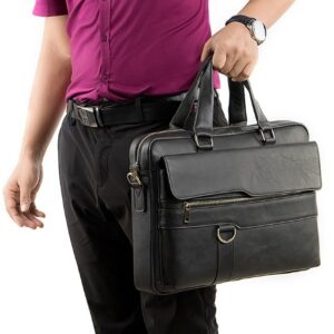 Túi xách nam công sở văn phòng màu đen đẹp PL027