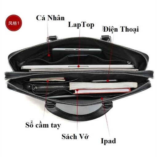 Túi Xách Nam Công Sở Da Thật Đẹp PL019