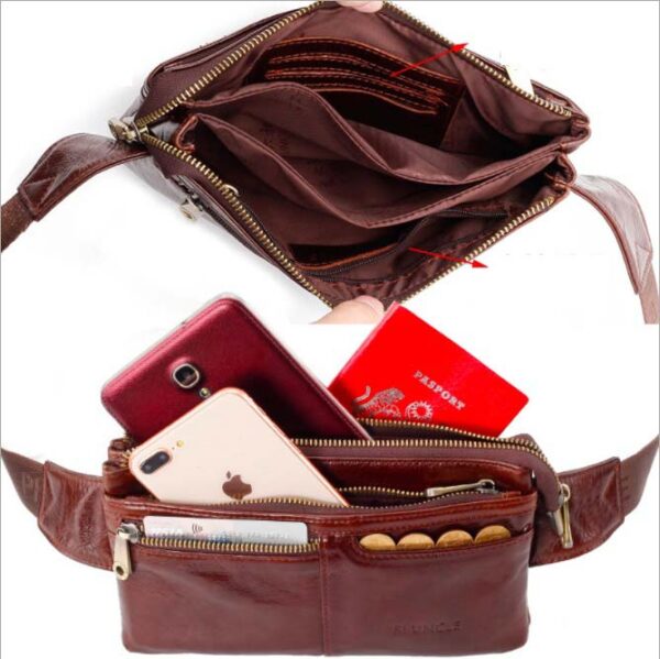 Túi Bao Tử Đeo Ngang Hông Da Bò Đẹp IP004