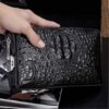 Túi Clutch Nam Cầm Tay Hàng Hiệu Da Bò Dập Vân Cá Sấu VD039