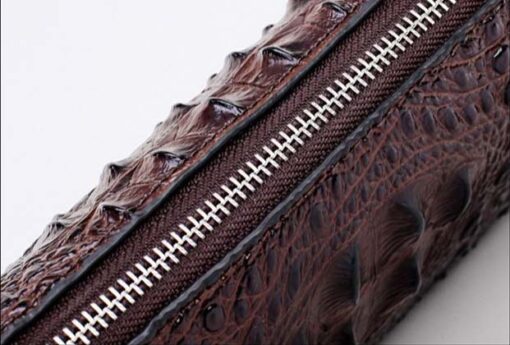 Túi Clutch Nam Cầm Tay Hàng Hiệu Da Bò Dập Vân Cá Sấu VD039
