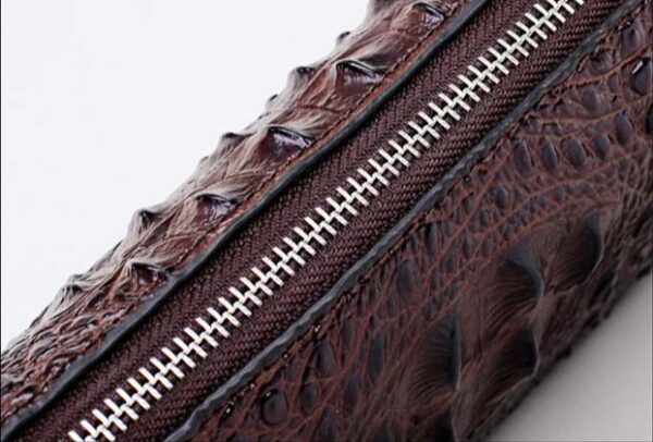 Túi Clutch Nam Cầm Tay Hàng Hiệu Da Bò Dập Vân Cá Sấu VD039