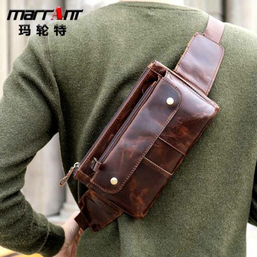 Túi Bao Tử Đeo Bụng Da Thật IP068