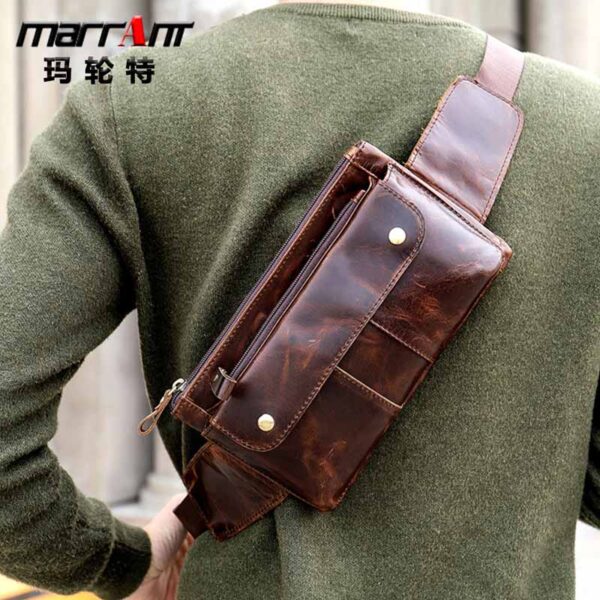 Túi Bao Tử Đeo Bụng Da Thật IP068