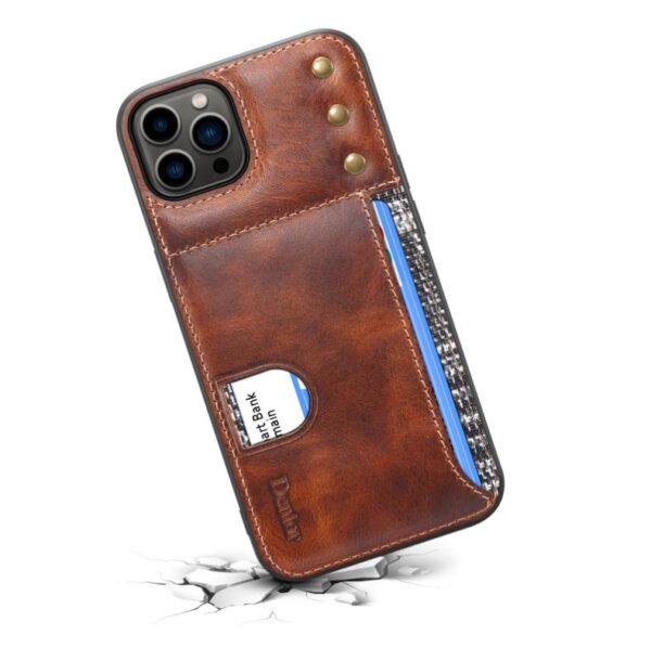Ốp Lưng Iphone 14 (Pro/ Plus/ Pro Max) Da Thật AP051
