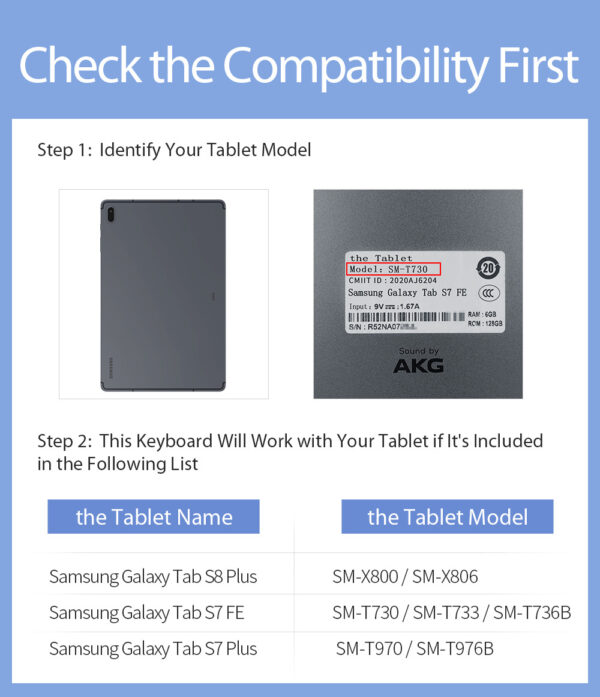 Bao Da Bàn Phím Tab S7 Plus/S8 Plus/S7 FE SS030