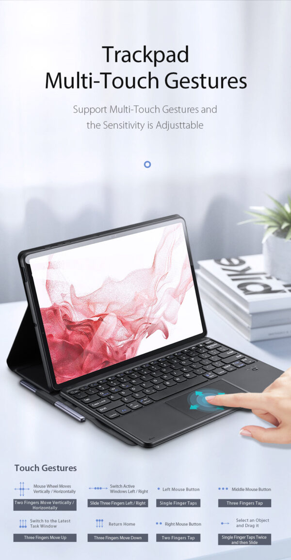 Bao Da Bàn Phím Tab S7 Plus/S8 Plus/S7 FE SS030