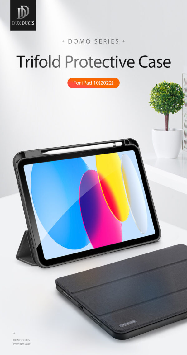 Bao Da Ipad Gen 10 2022 10.9 Inch Có Ngăn Đựng Bút AP070