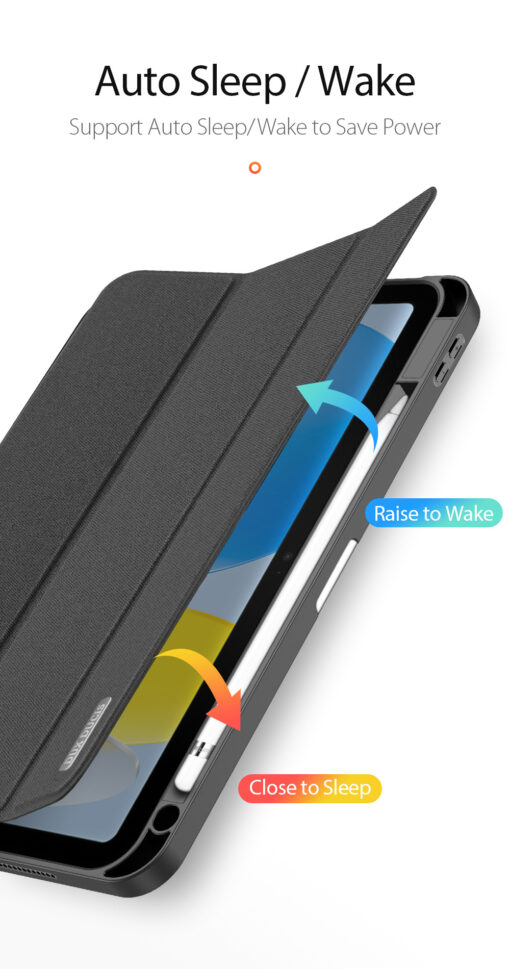 Bao Da Ipad Gen 10 2022 10.9 Inch Có Ngăn Đựng Bút AP070