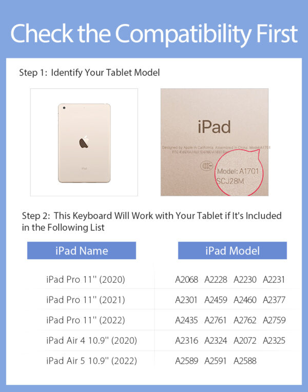 Bao Da Kèm Bàn Phím IPad Pro 11 (2018/2020/2021/2022)/ IPad Air 4/5