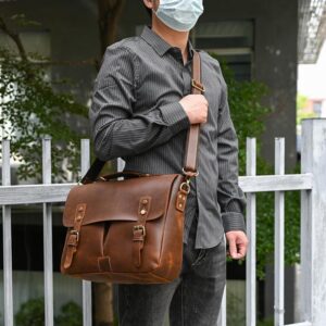 Túi Da Bò Sáp Công Sở Đẹp PL051