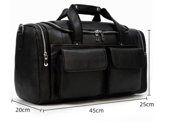 Mã SP: PL052 Chất liệu: Da thật cao cấp Kích thước: 45cm x 20cm x 25cm Màu Sắc: Đen