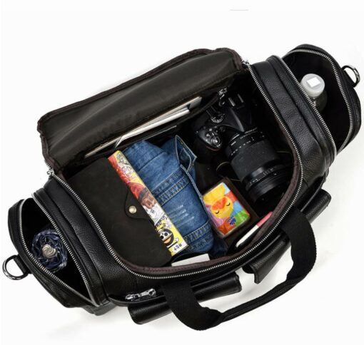 Mã SP: PL052 Chất liệu: Da thật cao cấp Kích thước: 45cm x 20cm x 25cm Màu Sắc: Đen