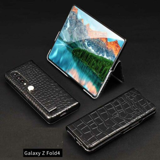 Bao Da Galaxy Z Fold 4 Da Thật Cao Cấp SS052