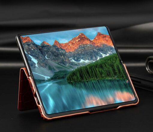 Bao Da Galaxy Z Fold 4 Da Thật Cao Cấp SS052