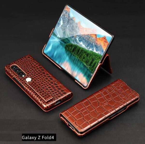 Bao Da Galaxy Z Fold 4 Da Thật Cao Cấp SS052