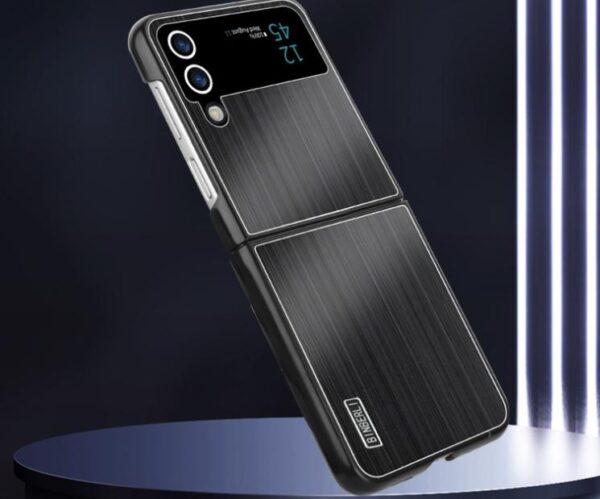 Ốp Lưng Galaxy Z Flip 4 Mặt Kim Loại SS064