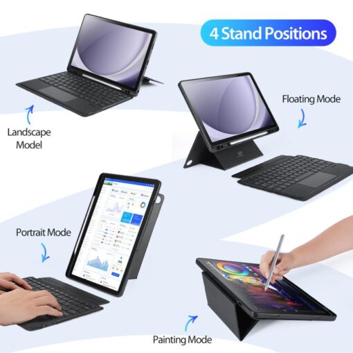 Bao Da Bàn Phím Galaxy Tab A9 Plus (X210/X215/X216) SS086
