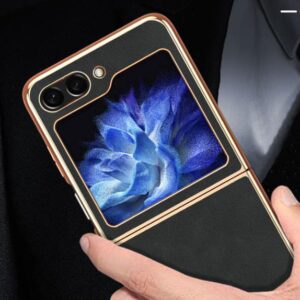 Ốp Lưng Da Thật Galaxy Z Flip 5 Đẹp SS090