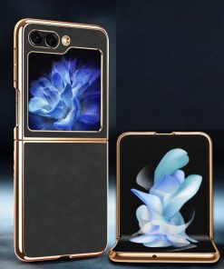 Ốp Lưng Da Thật Galaxy Z Flip 5 Đẹp SS090