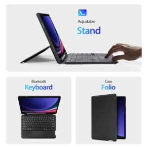 Bao Da Bàn Phím Tab S9/ S9 FE (X710/X716B/X510/X516B) 11 Inch SS093