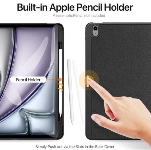 Bao Da Ipad Air 6 13 inch M2 2024 Có Khe Đựng Bút AP094