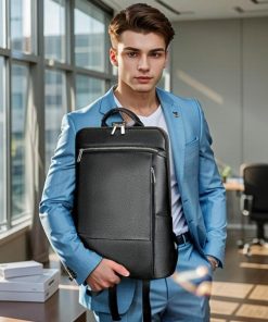 Balo Da Thật Đựng Laptop đi làm BL025