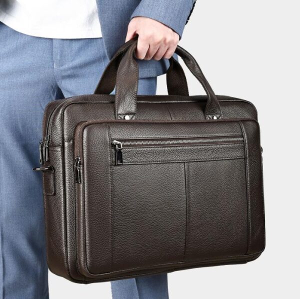 Túi Xách Nam Công Sở Da Thật Đựng Laptop 16 Inch Đi Làm PL056